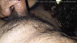 Amateur Latina gives a sensual blowjob